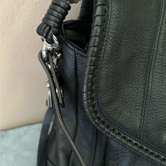 Aimee Kestenberg Black Leather All For Love Shoulder/Crossbody Bag - Picture 2 of 9